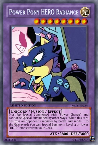 Power Pony HERO Radiance (MLP): Yu-Gi-Oh! Card