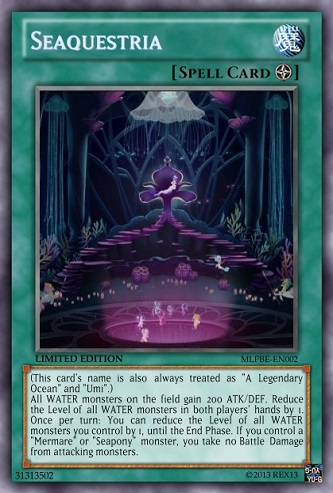 Seaquestria (MLP): Yu-Gi-Oh! Card