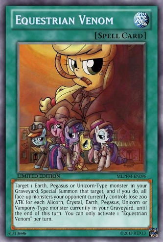 mlp yugioh cards Equestria Daily