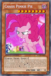 Chaos Pinkie Pie (MLP): Yu-Gi-Oh! Card by PopPixieRex