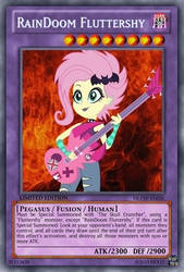 RainDoom Fluttershy (MLP): Yu-Gi-Oh! Card