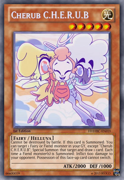 C H E R U B Helluva Boss Yu Gi Oh Card By Poppixierex On Deviantart