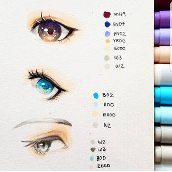 Timelaspe: Copic Eyes