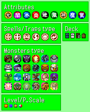 yugioh card type symbols A pixel art collection of all 6 Attributes! (Made by me!) : r/yugioh