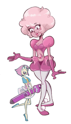 Pink and her Pearl [colored]