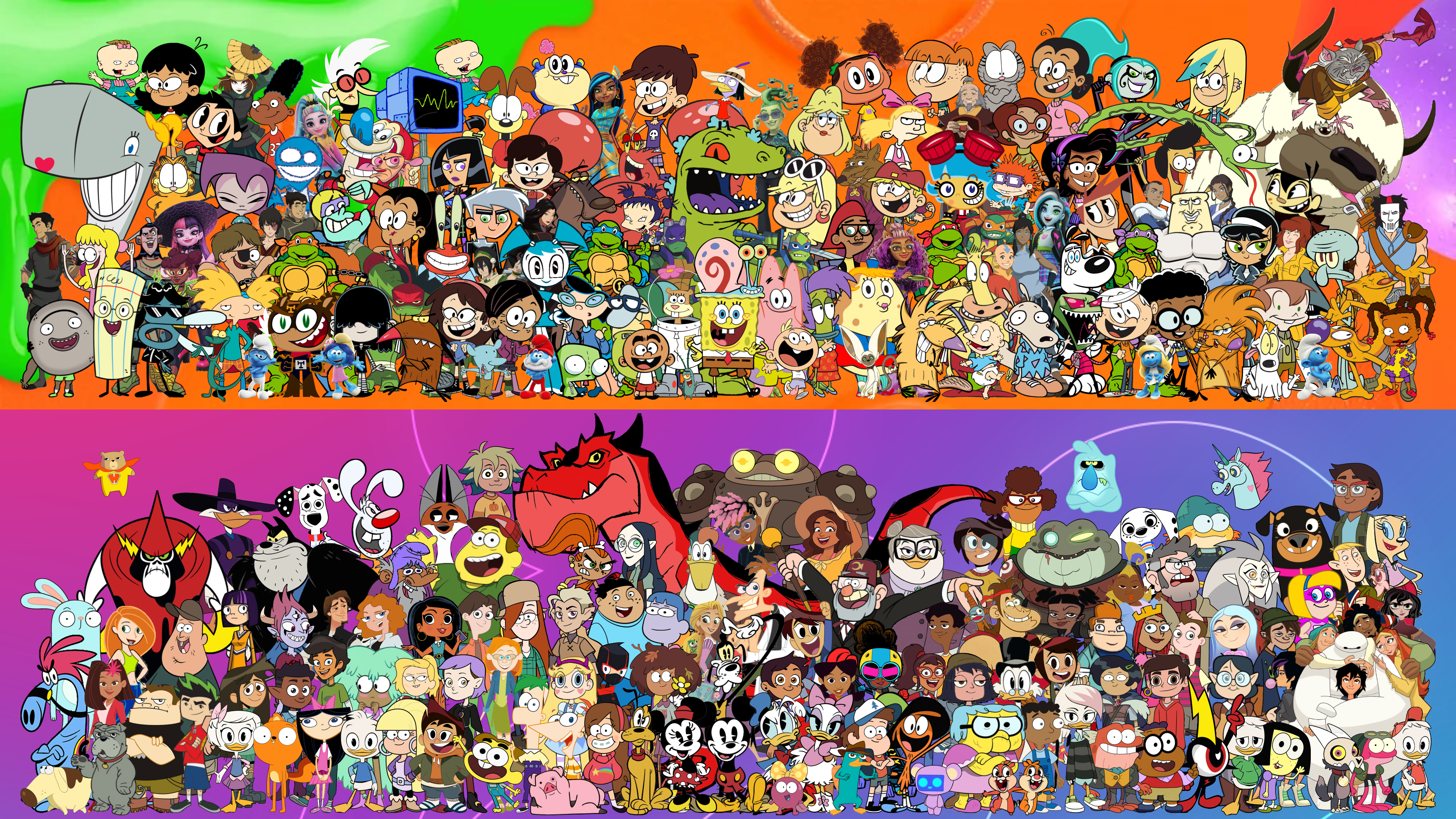 Team Disney Stack Team Nickelodeon and Team Disney Wallpaper by Tagirovo2004 on DeviantArt