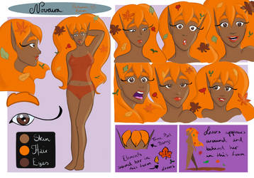 Novaira, Goddess of Seasons - Reference Sheet 3