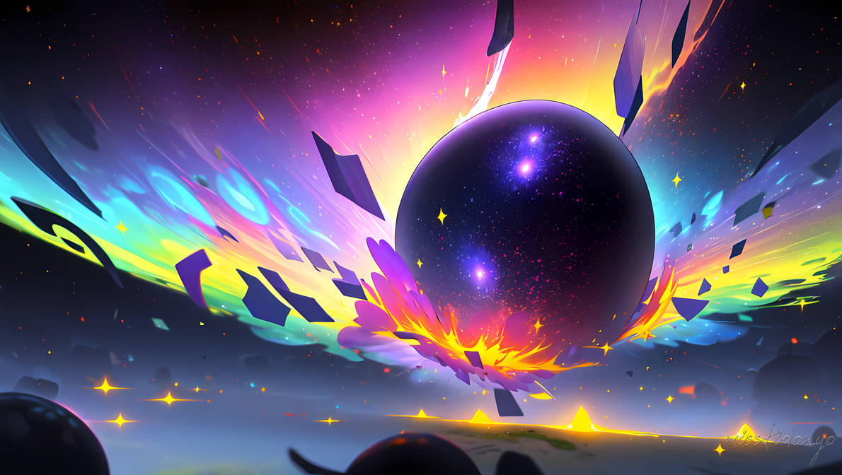 Space Exploding Art Space explosion by MissFidonyo on DeviantArt