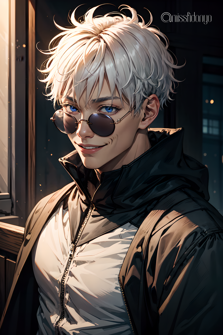 Satoru Gojo (Jujutsu kaisen) by MissFidonyo on DeviantArt