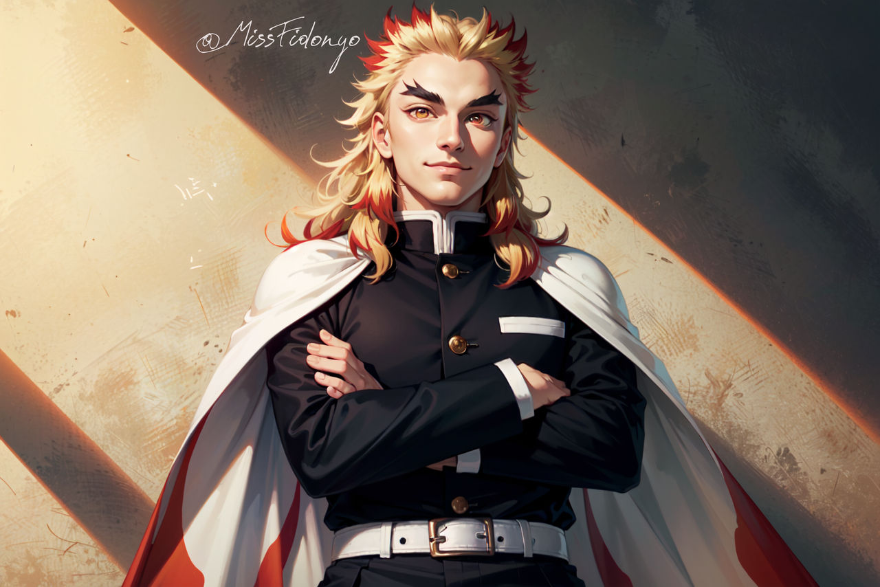 Kyojuro Rengoku/Kimetsu no Yaiba by MissFidonyo on DeviantArt