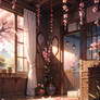Sakura interior background