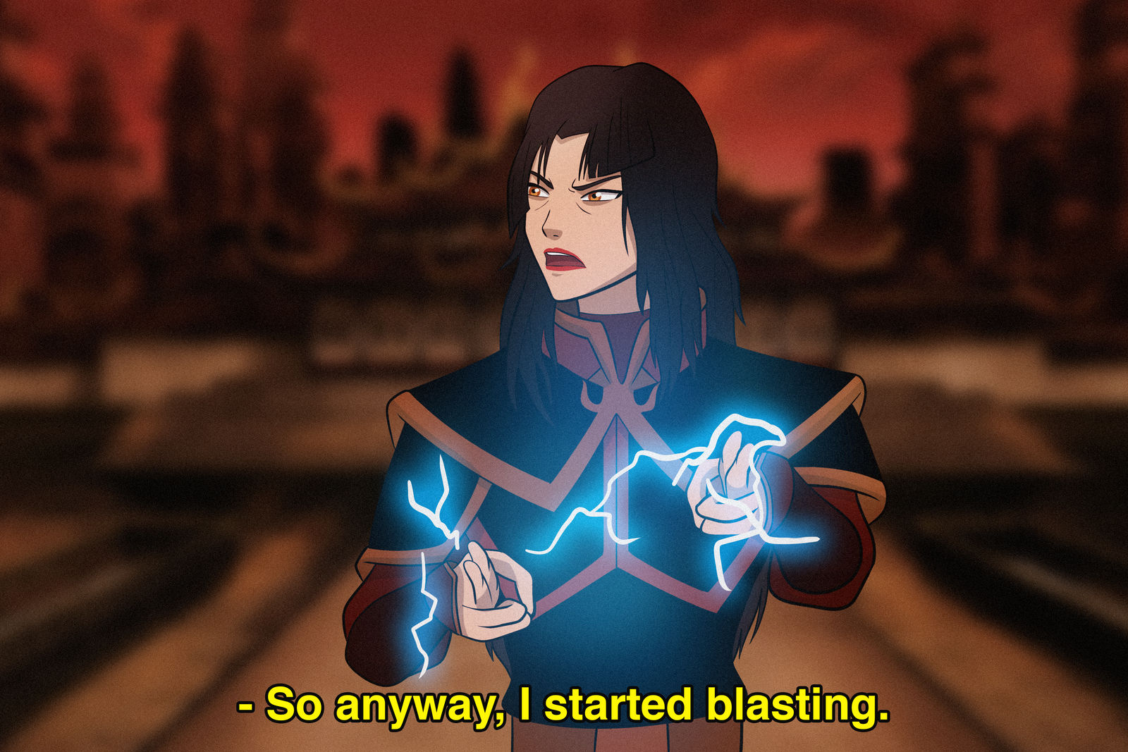 Azula's Lightning | Avatar Meme by kkachi95 on DeviantArt