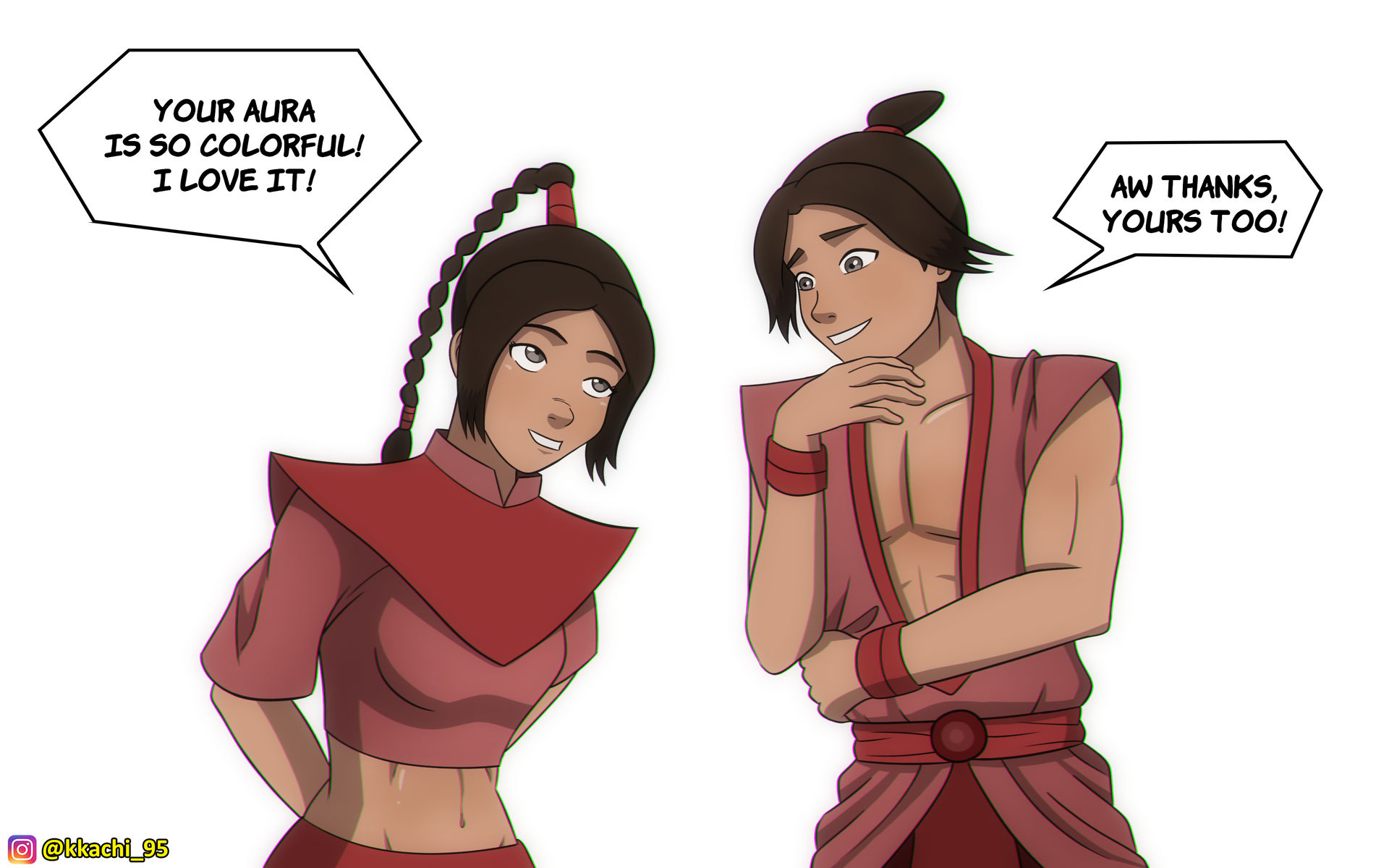 Ty Lee meets male Ty Lee| Avatar Genderbend AU by kkachi95 on DeviantArt