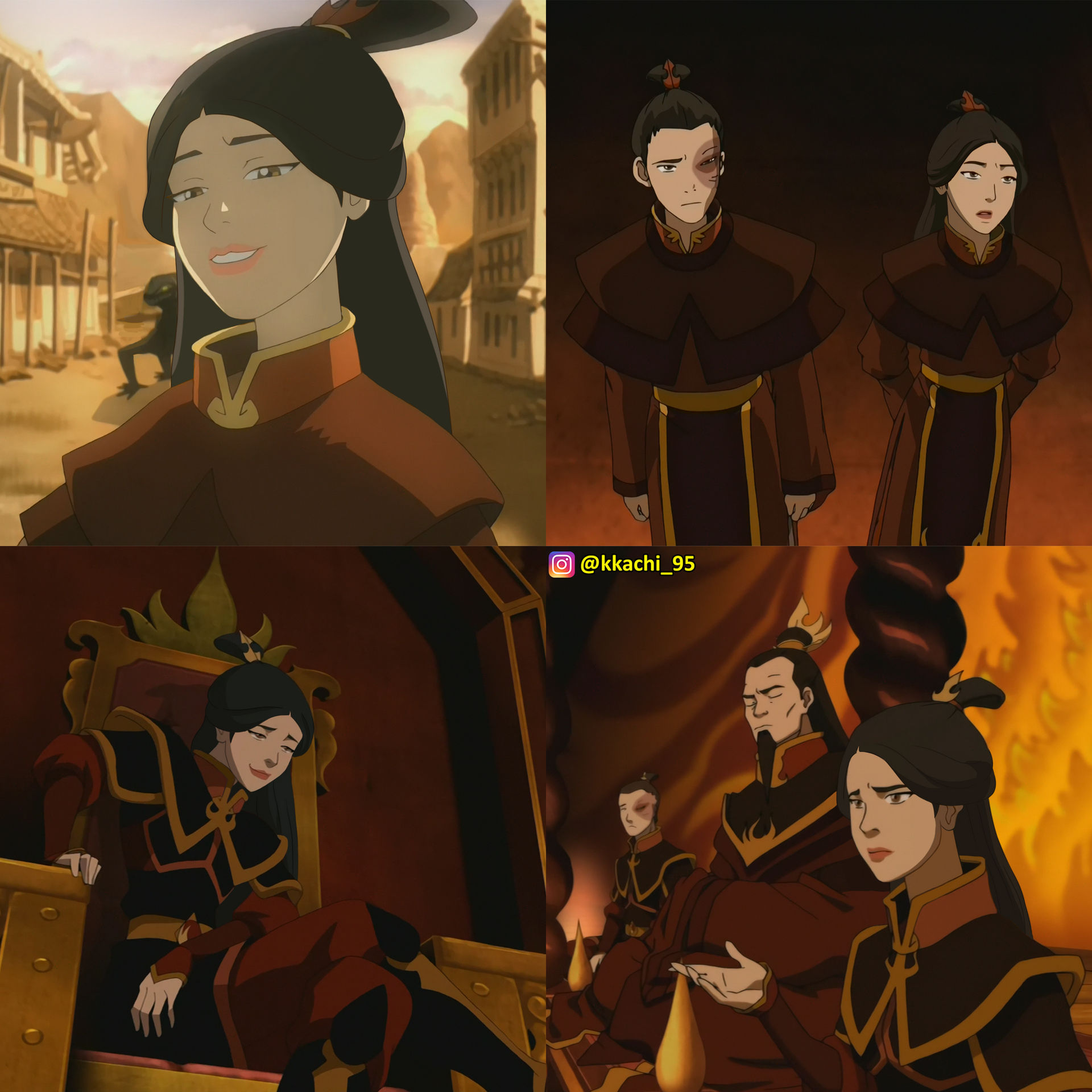 Azula With Azula with Ursa's hairstyle | ATLA Edit by kkachi95 on DeviantArt