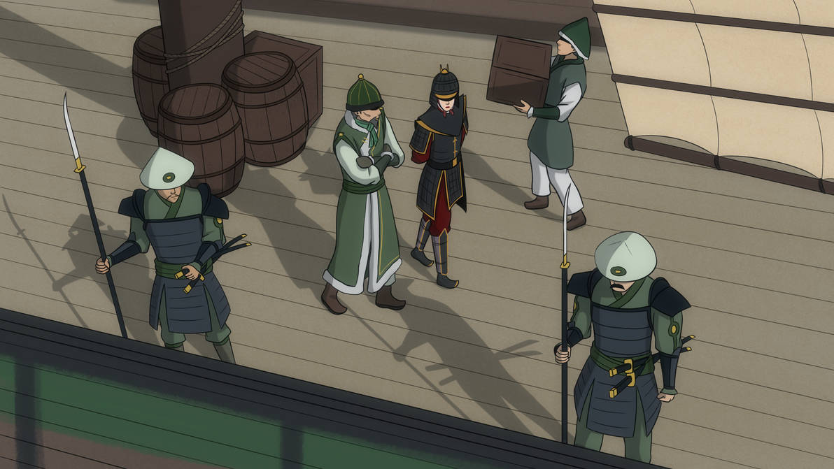 Jianzhu and Hei-Ran on a ship | The Rise of Kyoshi by kkachi95 on ...