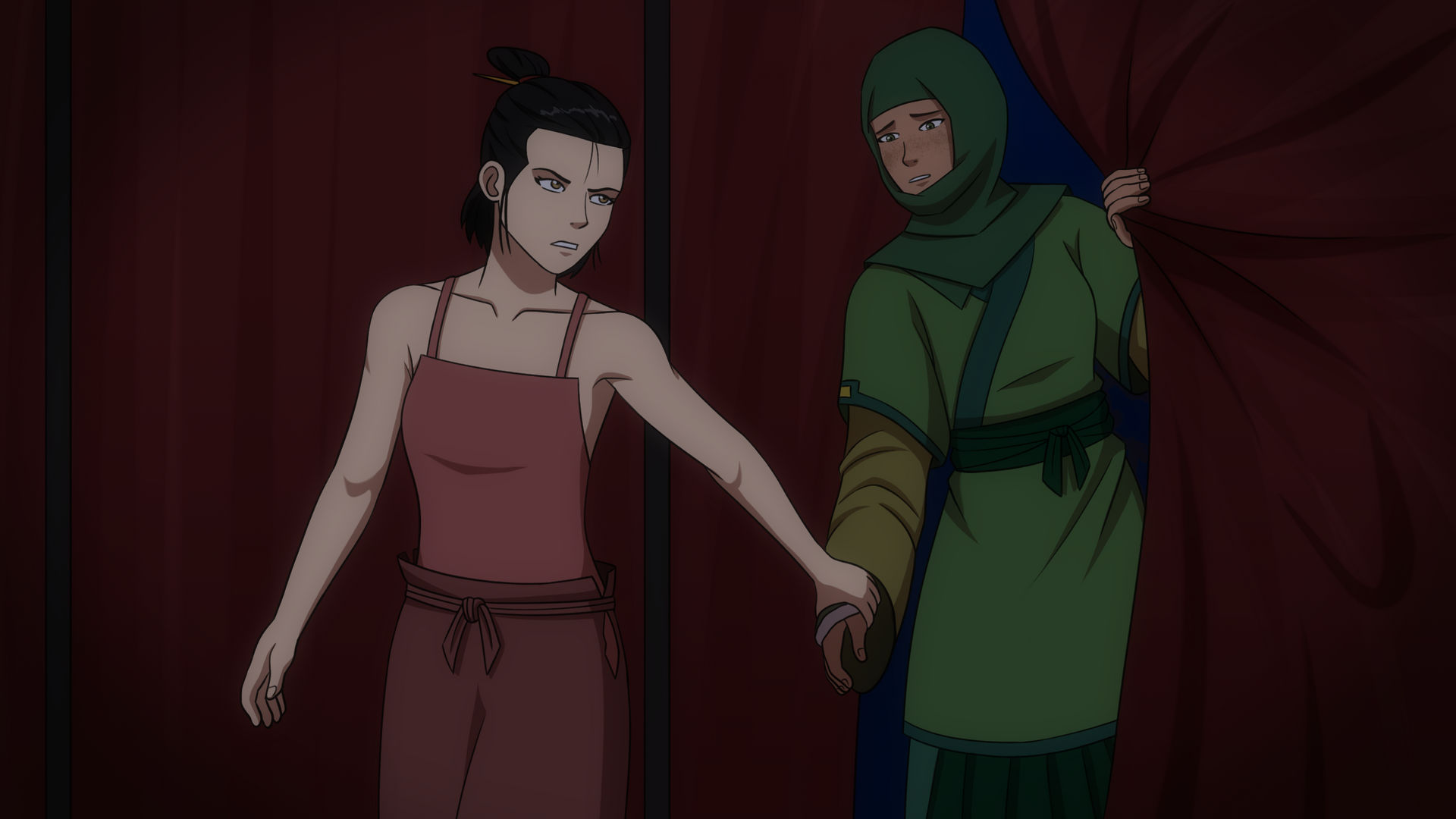 Rangi undresses Kyoshi (1) | The Rise of Kyoshi by kkachi95 on DeviantArt