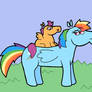 Rainbow Dash and Scootaloo