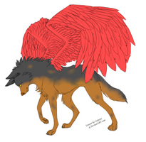 Winged Wolf