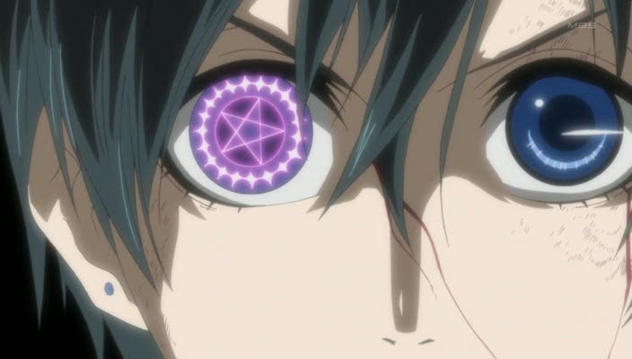 Ciel Phantomhive's eyes