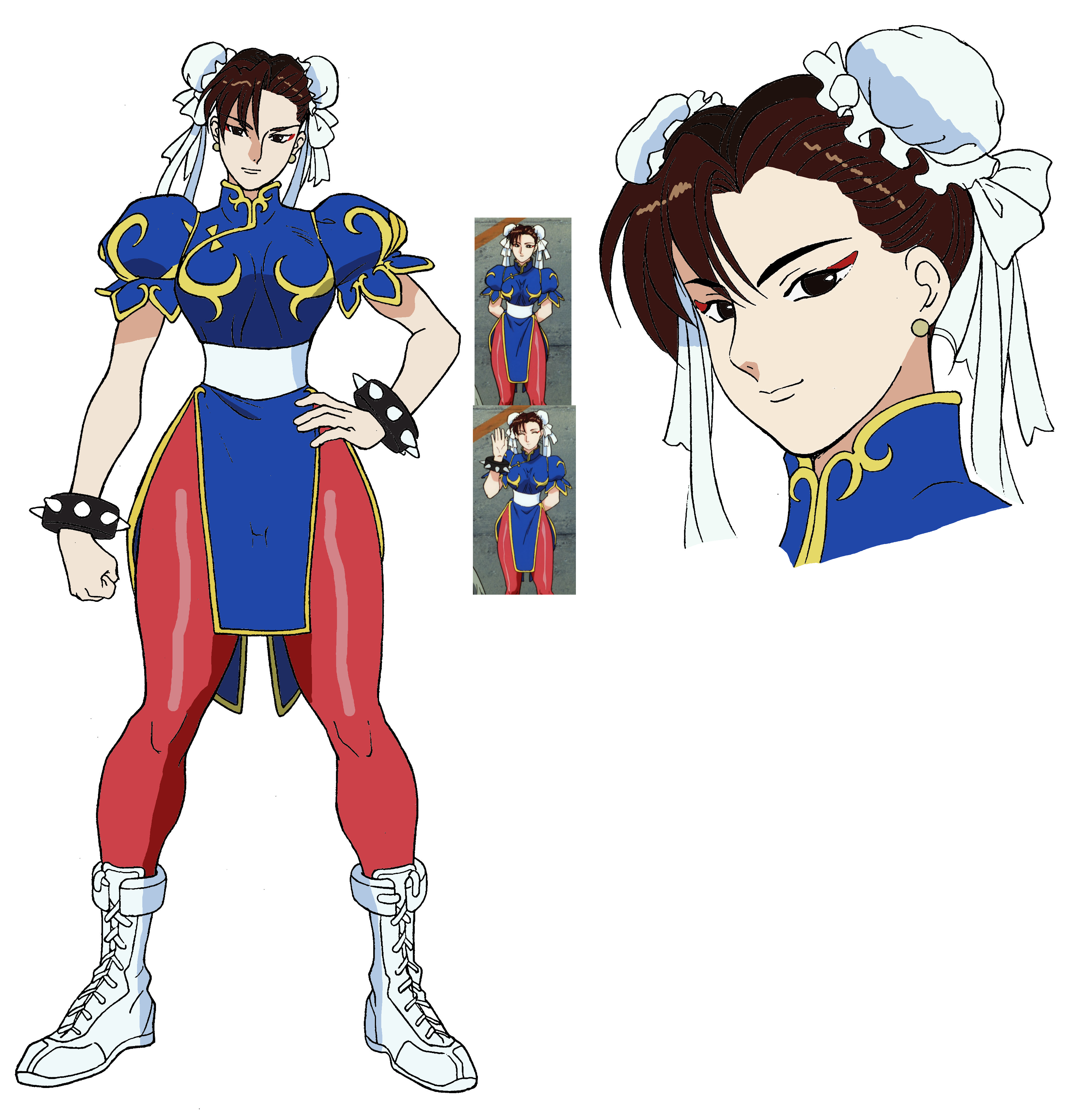 Street Fighter II Movie Chun-Li AnimeModel Color 1 by michaelxgamingph on  DeviantArt