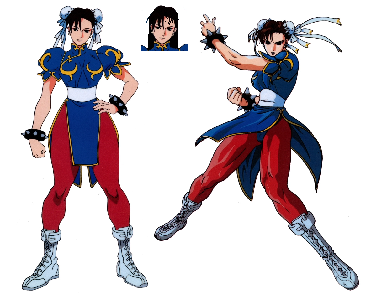 Street Fighter II Movie Chun-Li VS Vega Key Art by