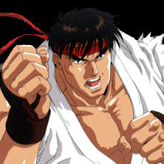 Ryu Street Fighter 2 animated movie cover, unscrewedviper