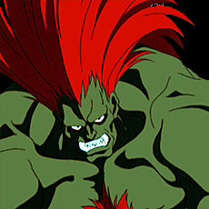 Blanka Street Fighter 2 Logo Mask by Robin