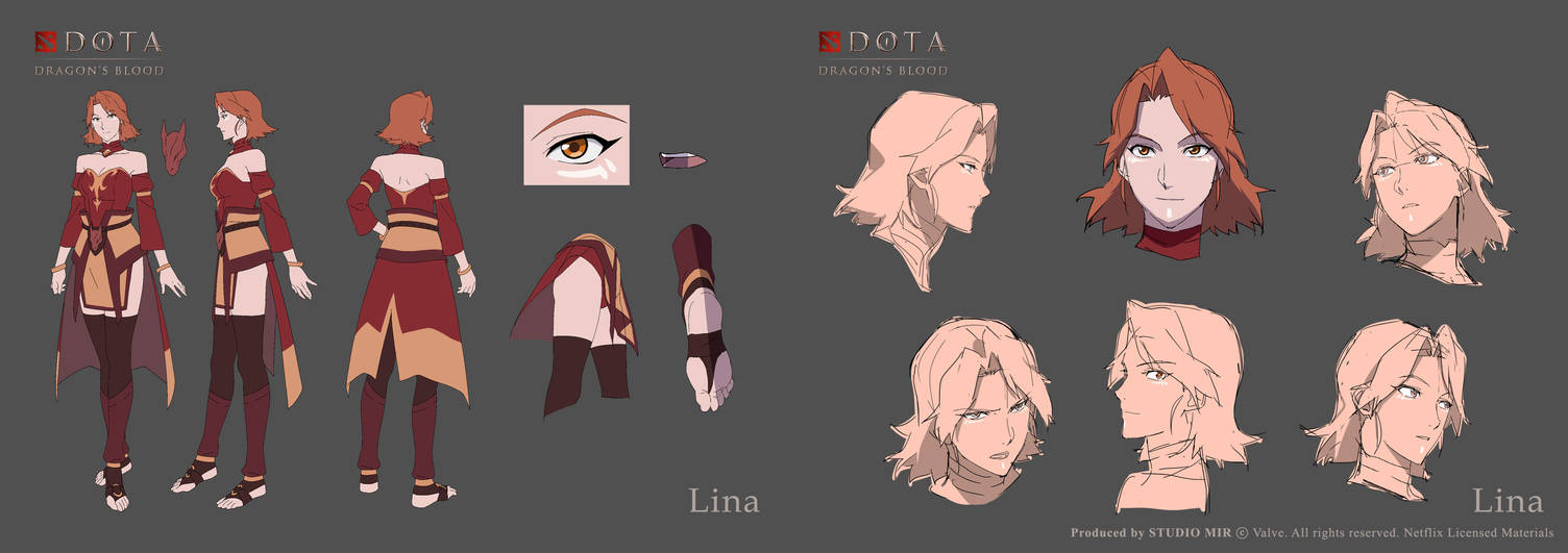 Li Na Character Lina Character Sheet Dota Dragons Blood S2 by michaelxgamingph on ...