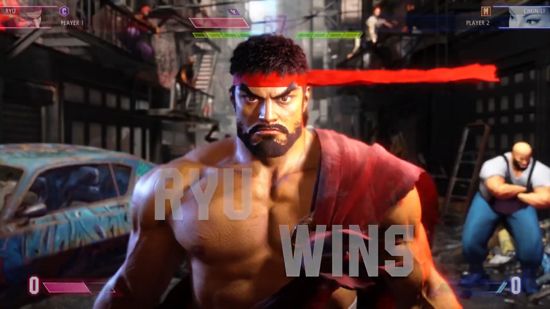 Ryu street fighter win