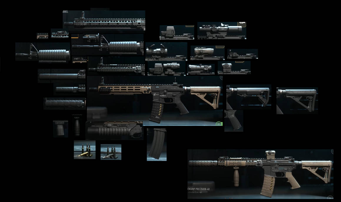 Cod M4 Mod M4 Gunsmith Call of Duty Modern Warfare II 2022 by michaelxgamingph on ...