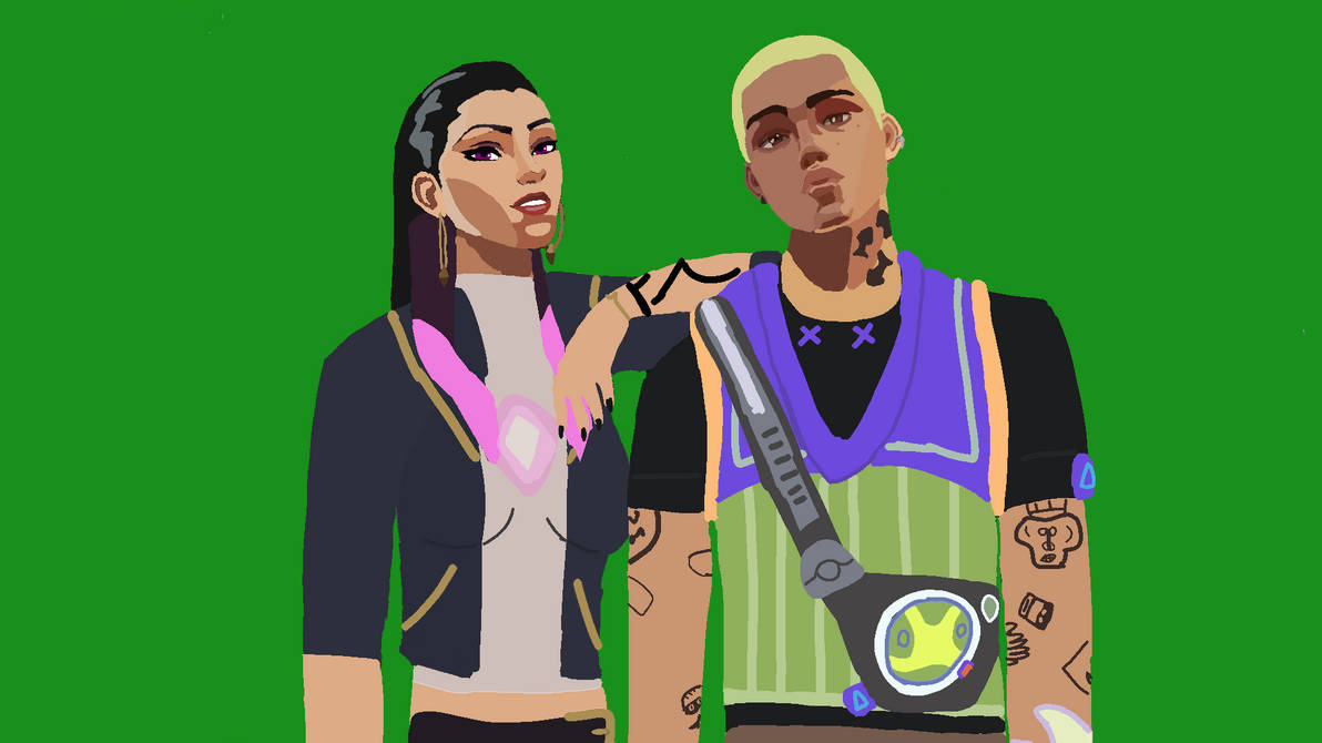 Gekko and Reyna Fanart VALORANT by michaelxgamingph on DeviantArt