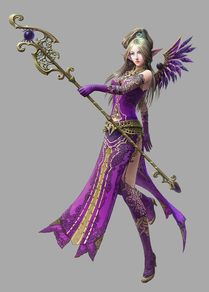 Elf Girl Healer Priest 02 Rohan Blood Feud by michaelxgamingph on ...