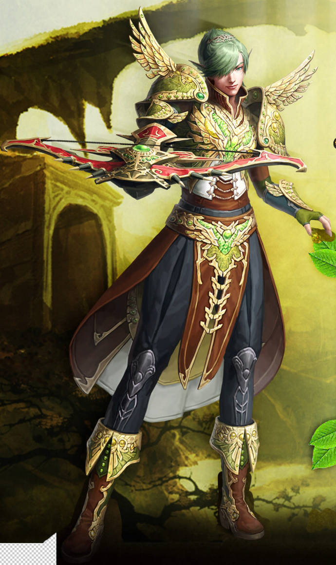 Half Elf Man Archer Ranger 03 Rohan Blood Feud by michaelxgamingph on ...