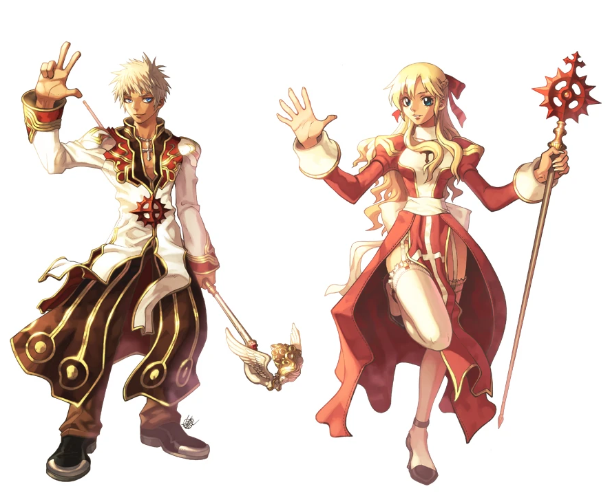 High Priest Male Female 01 Ragnarok Online by michaelxgamingph on ...