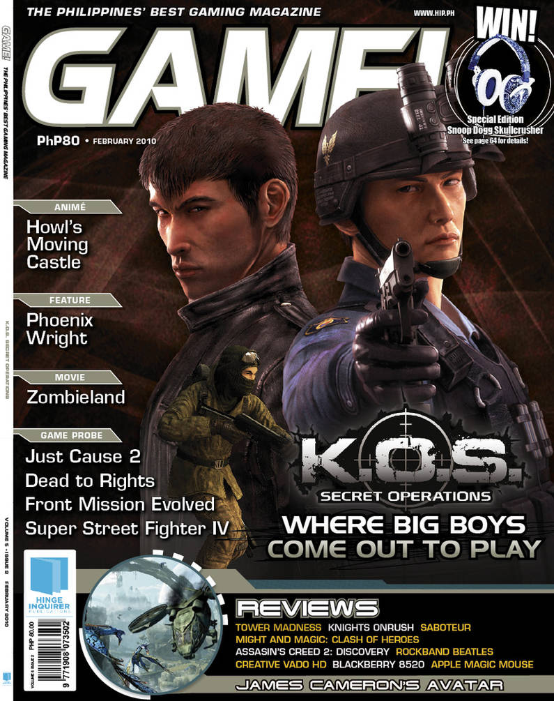 Line Game Magazine Game Magazine PH February 2010 Issue Front KOS by michaelxgamingph on ...