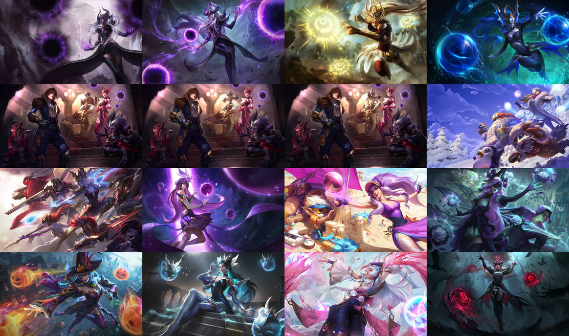 New Syndra Syndra Old and New Splash Art League of Legends by michaelxgamingph on ...