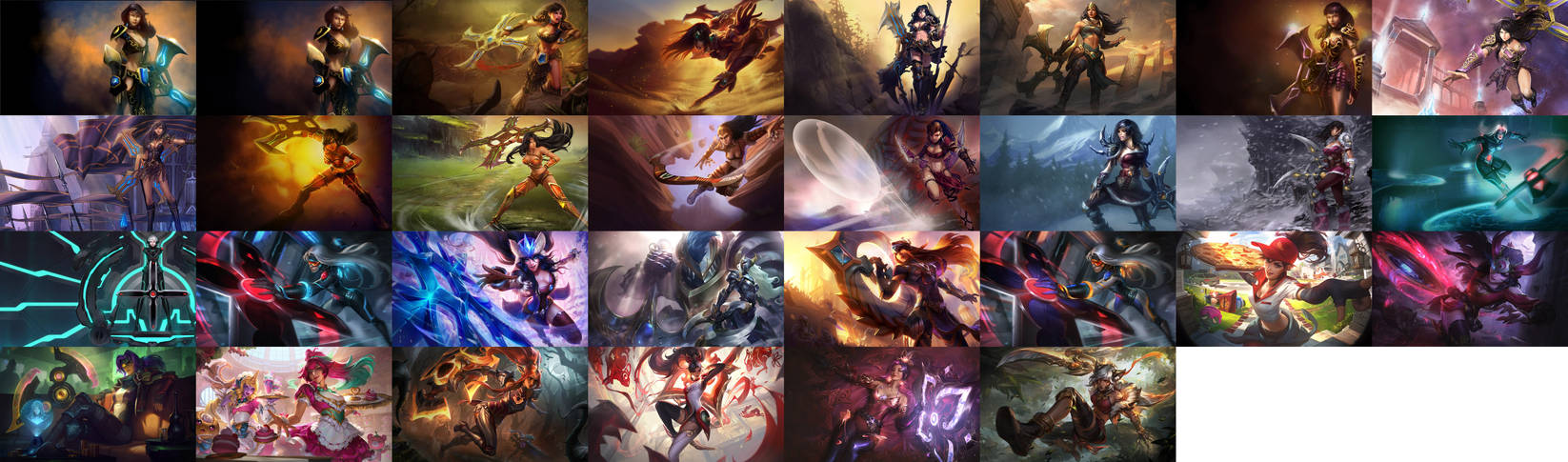 Sivir Old and New Splash Art League of Legends by michaelxgamingph on ...