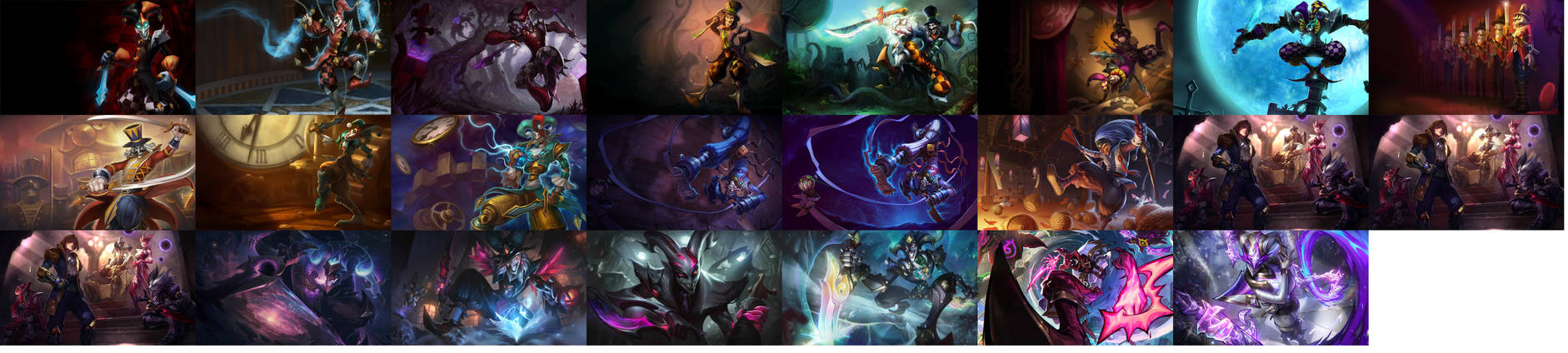 Shaco Old and New Splash Art League of Legends by michaelxgamingph on ...