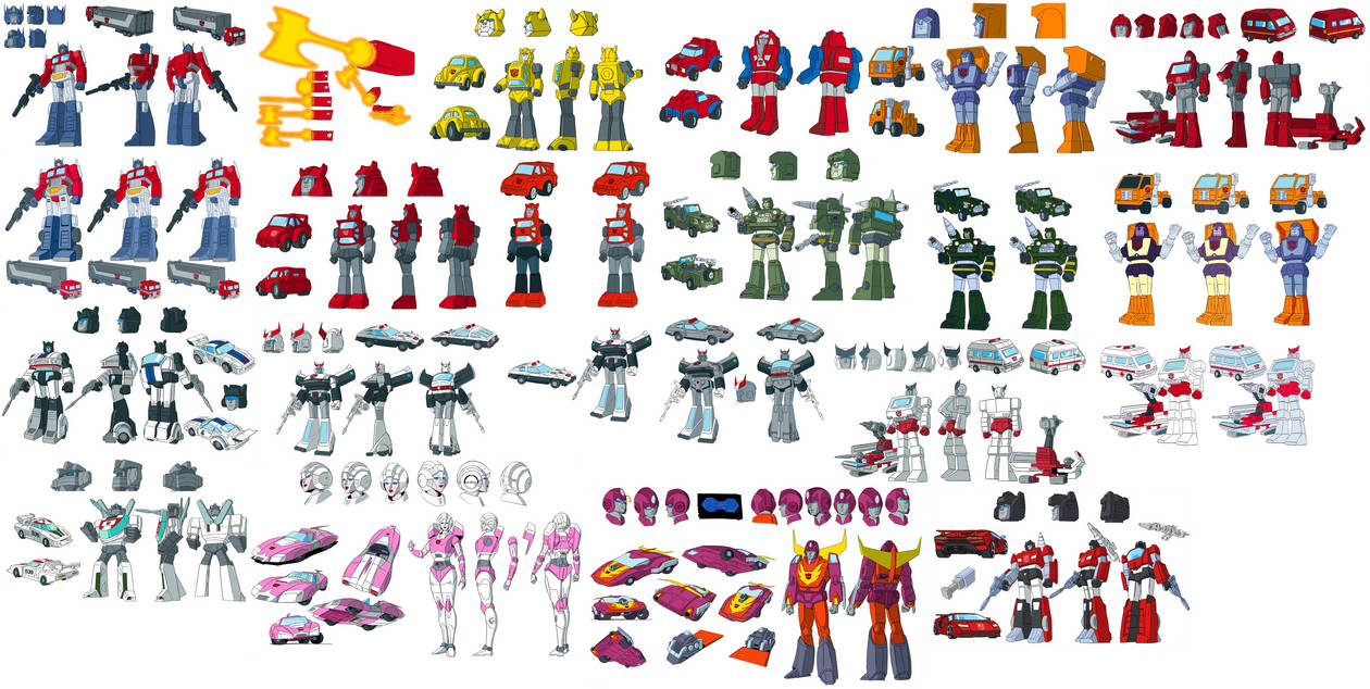 Autobot X Transformers G1 - Autobots Characters Render 01 by michaelxgamingph on ...