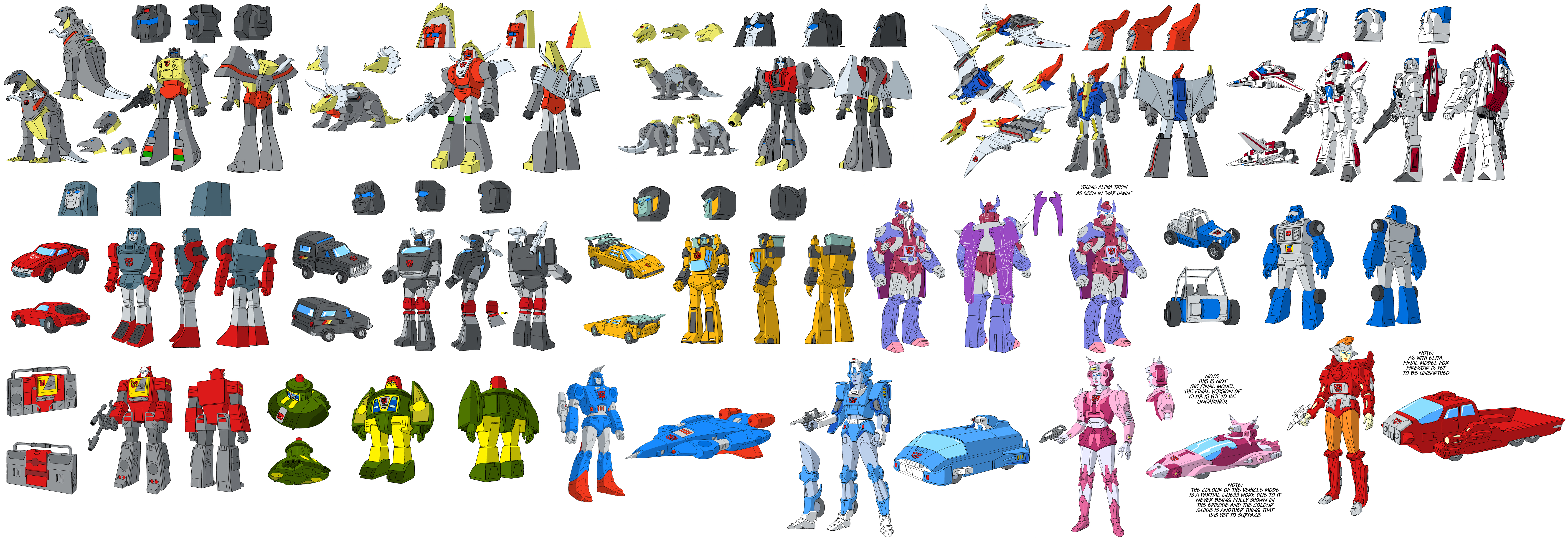 Transformers Flash Transformers G1 - Autobots Characters Render 02 by michaelxgamingph on ...