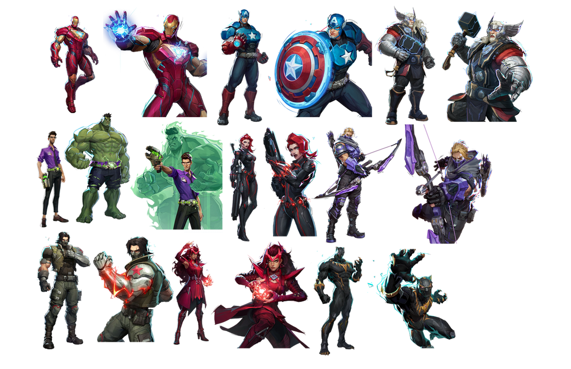 Team Red Marvel Rivals Avengers Team Marvel Rivals by michaelxgamingph on DeviantArt