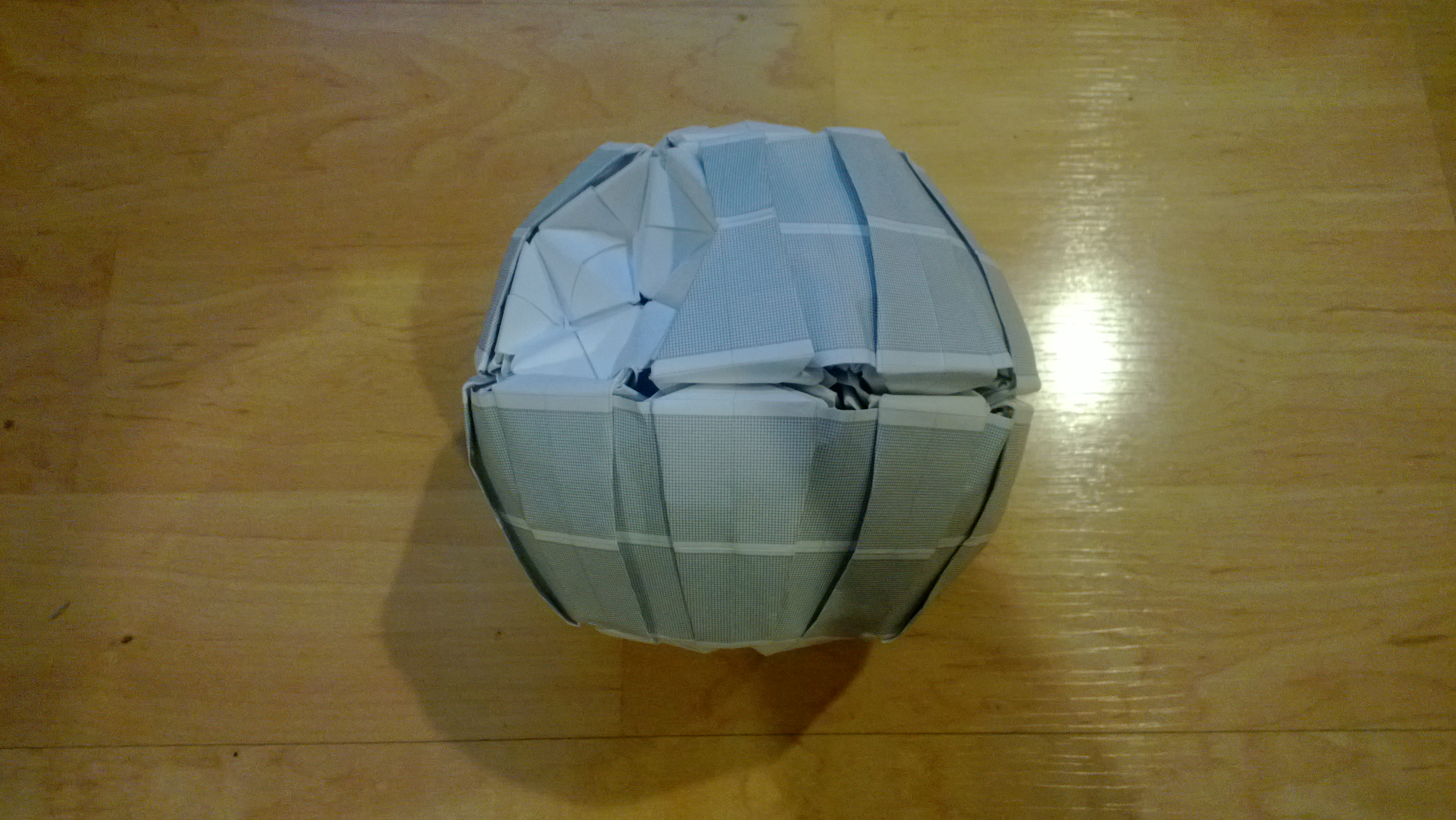 Decaled Origami Death Star