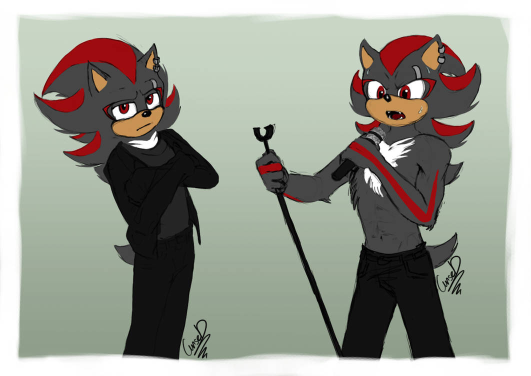 Shadow the Hedgehog singer by FeraCursed on DeviantArt
