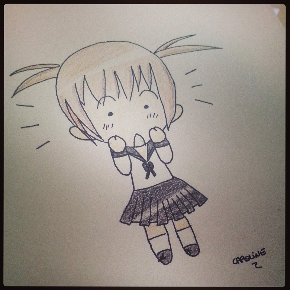 Surprised Chibi by grafinea on DeviantArt