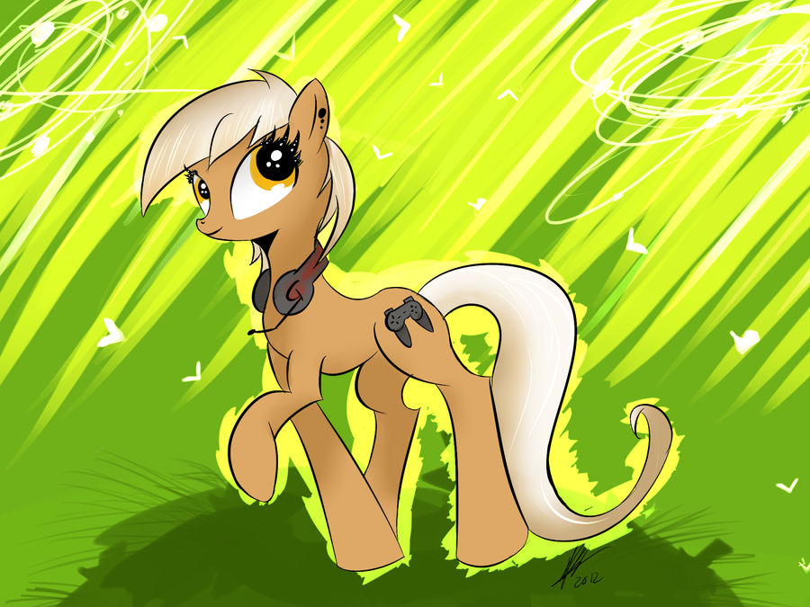 Random Gamer Pony by DannyDDayz on DeviantArt
