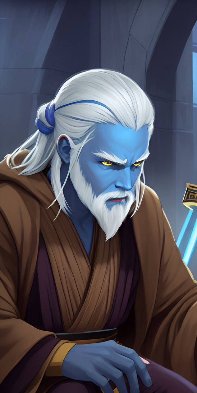 Star Wars OC Bennamar Jedi Master 22 BBY by grandmokeymokey on