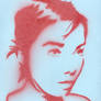 Bjork stencil