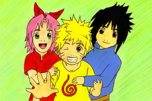 Naruto, Sasuke and Sakura