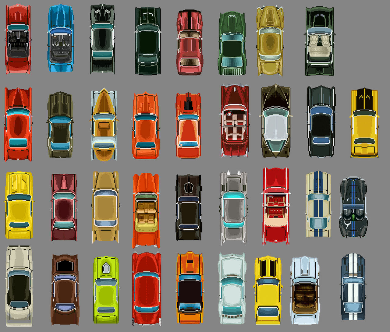 Muscle Car Bitmap Muscle car by ChiffaProdaction on DeviantArt