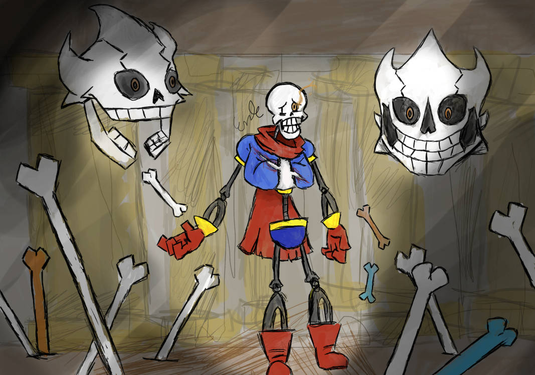 Distressed Papyrus Disbelief papyrus by Fazgew on DeviantArt
